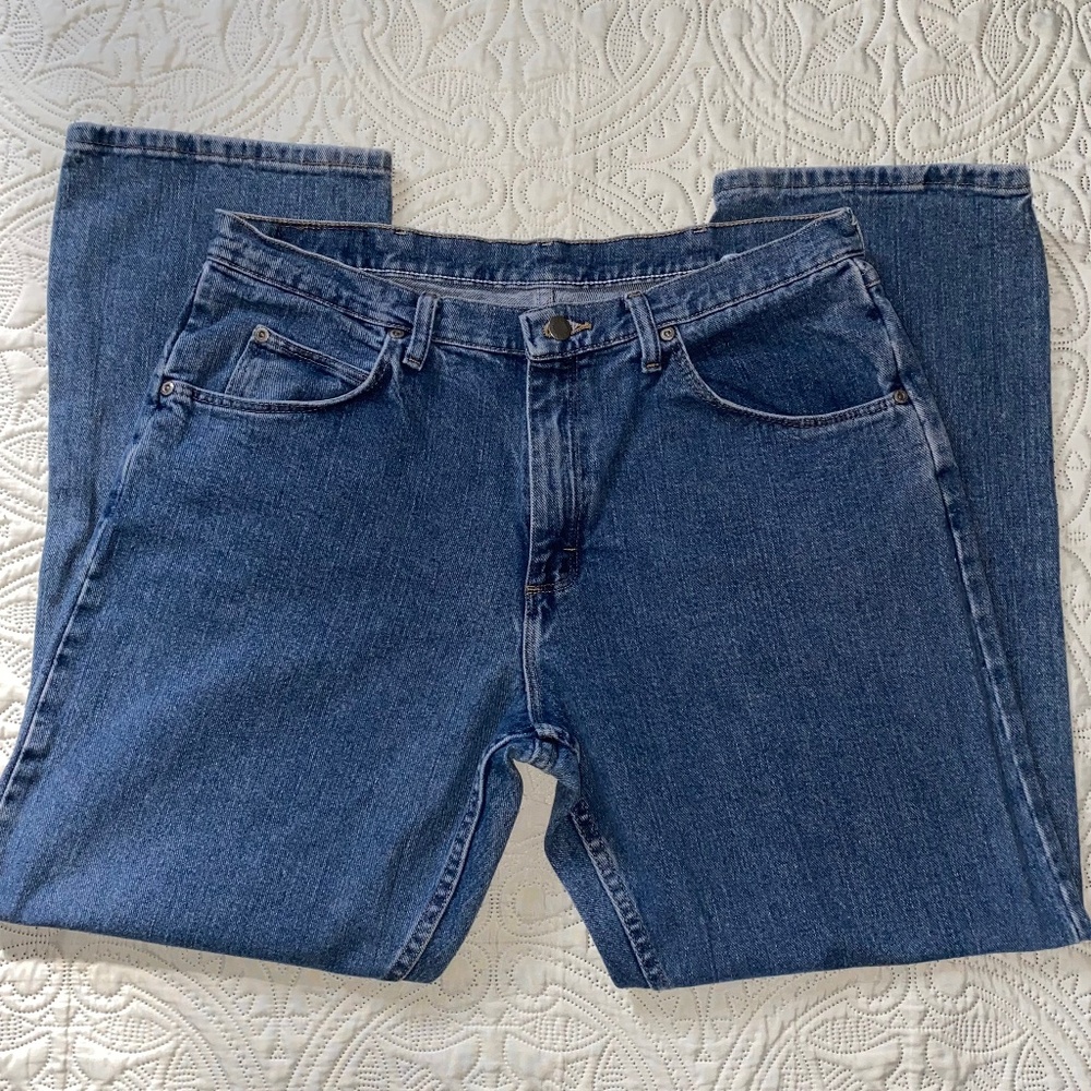 Men’s Wrangler Blue Jeans Sz 34X30